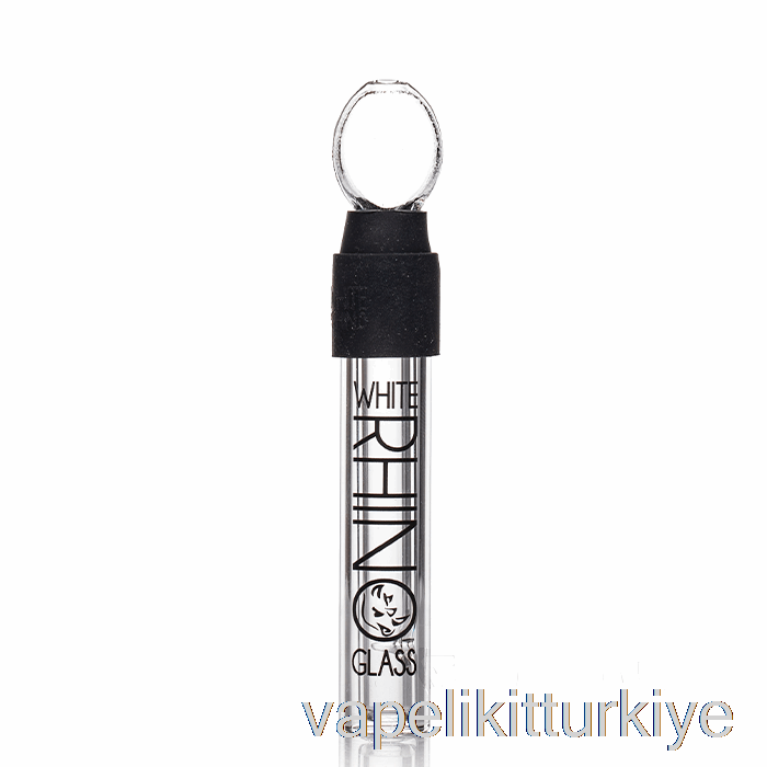 Elektronik Sigara Kalemi Vape Mate Beyaz Gergedan Cam Künt Kaydırıcı şeffaf